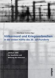 Cover von Völkermord und Kriegsverbrechen in der ersten Hälfte des 20. Jahrhunderts