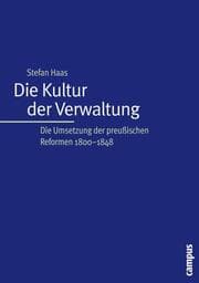 Cover von Die Kultur der Verwaltung