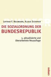 Cover von Die Sozialordnung der Bundesrepublik Deutschland