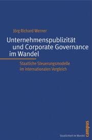 Cover von Unternehmenspublizität und Corporate Governance im Wandel
