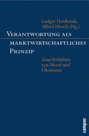 Cover von Verantwortung als marktwirtschaftliches Prinzip
