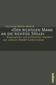 Cover von Den richtigen Mann an die richtige Stelle