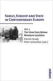 Cover von Family, Kinship and State in Contemporary Europe 2