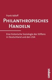 Cover von Philanthropisches Handeln