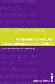 Cover von Menschenrechte und Volkssouveränität in Europa