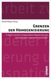 Cover von Grenzen der Homogenisierung