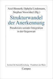 Cover von Strukturwandel der Anerkennung