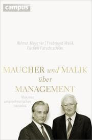 Cover von Maucher und Malik über Management