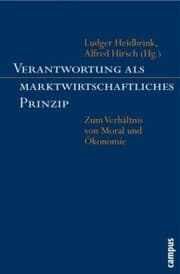 Cover von Verantwortung als marktwirtschaftliches Prinzip