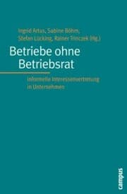 Cover von Betriebe ohne Betriebsrat
