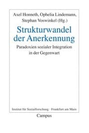 Cover von Strukturwandel der Anerkennung