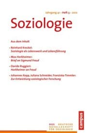 Cover von Soziologie 3.2012