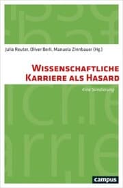 Cover von Wissenschaftliche Karriere als Hasard