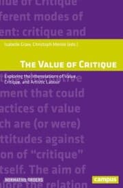Cover von The Value of Critique