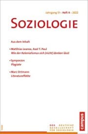 Cover von Soziologie 04/2022
