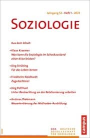 Cover von Soziologie 01/2023