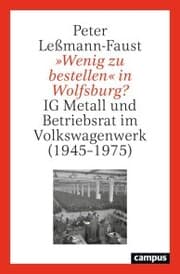 Cover von »Wenig zu bestellen« in Wolfsburg?
