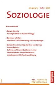 Cover von Soziologie 02/2024