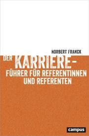 Cover von Der Karriereführer für Referentinnen und Referenten