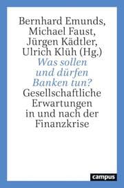 Cover von Was sollen und dürfen Banken tun?