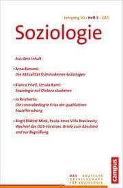 Cover von Soziologie 3/2021
