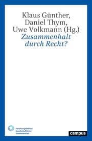 Cover von Zusammenhalt durch Recht?