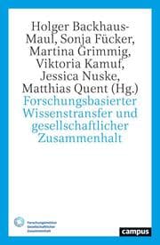 Cover von Forschungsbasierter Wissenstransfer und gesellschaftlicher Zusammenhalt