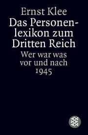 Cover von Das Personenlexikon zum Dritten Reich