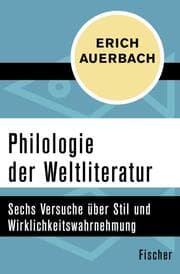 Cover von Philologie der Weltliteratur