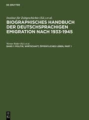 Cover von Politik, Wirtschaft, Öffentliches Leben.