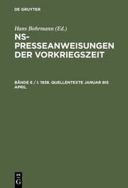 Cover von 1938.Quellentexte