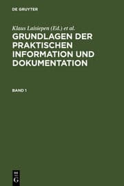 Cover von Grundlagen der praktischen Information und Dokumentation