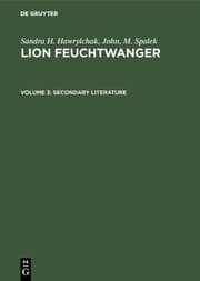 Cover von Secondary Literature