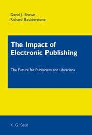 Cover von The Impact of Electronic Publishing
