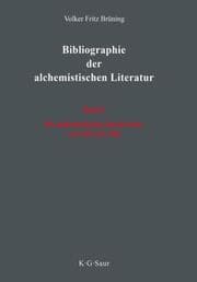 Cover von Die alchemistischen Druckwerke von 1691 bis 1783