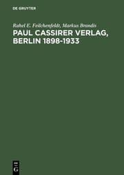 Cover von Paul Cassirer Verlag, Berlin 1898-1933