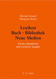 Cover von Lexikon Buch, Bibliothek, Neue Medien