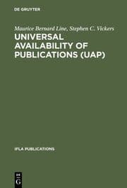 Cover von Universal availability of publications (UAP)