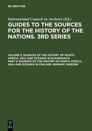 Cover von Sources of the History of North Africa, Asia and Oceania in Finland, Norway, Sweden