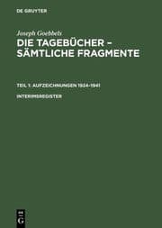 Cover von Interimsregister