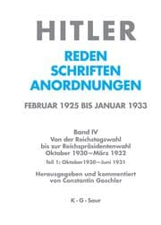 Cover von Oktober 1930 - Juni 1931
