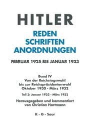 Cover von Januar bis März 1932