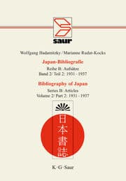 Cover von 1931-1937