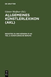 Cover von Künstlerische Berufe