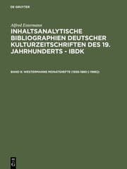 Cover von Westermanns Monatshefte (1856-1880 [-1986])