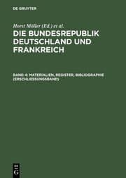 Cover von Materialien, Register, Bibliographie (Erschließungsband)