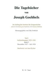 Cover von Dezember 1937 - Juli 1938