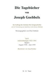 Cover von August 1938 - Juni 1939