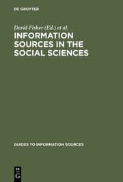 Cover von Information Sources in the Social Sciences