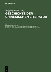 Cover von Die klassische chinesische Prosa: